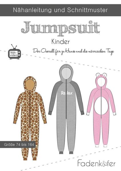 Fadenkäfer Papierschnittmuster Jumpsuit Kinder